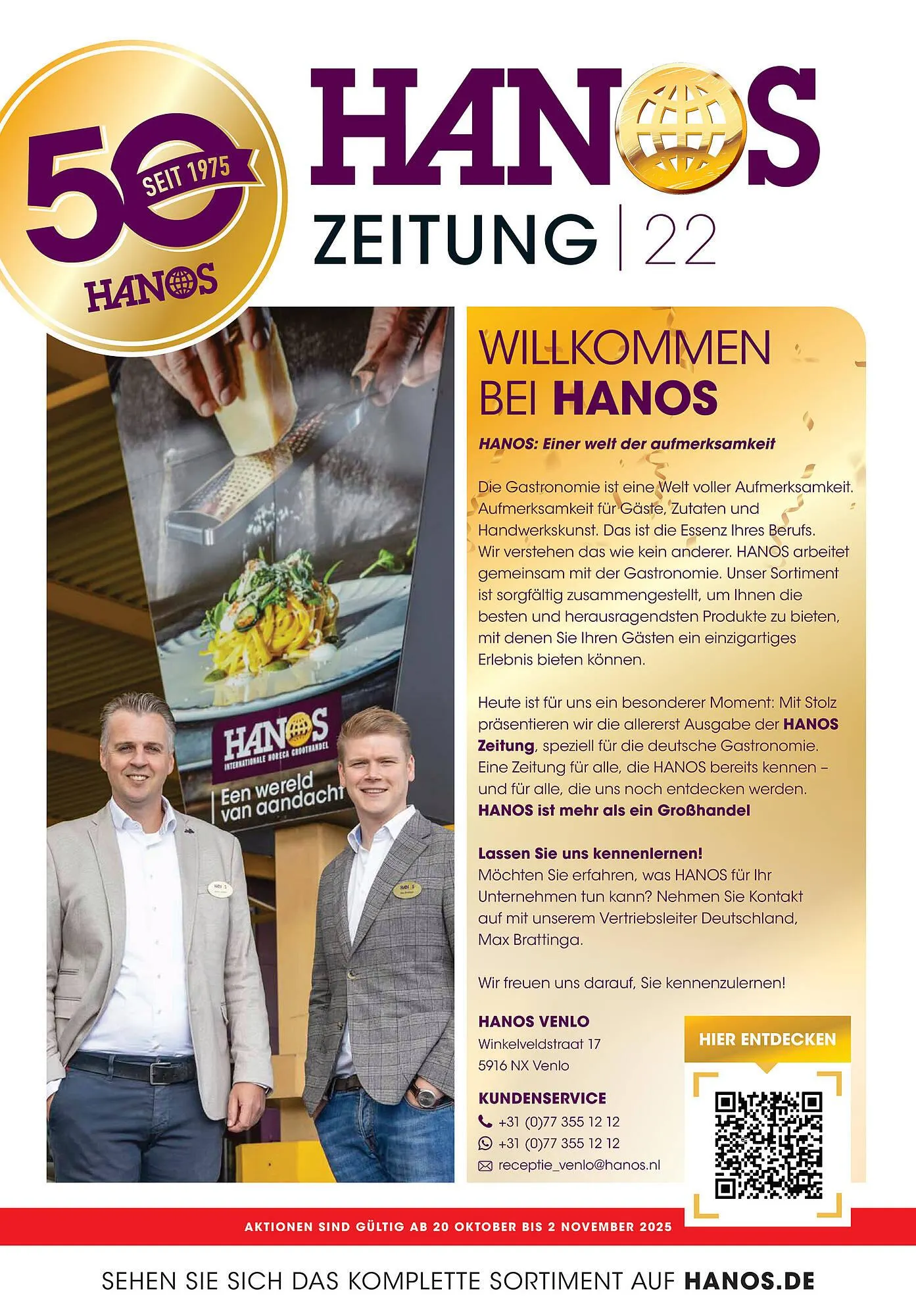 HANOS folder van 20 oktober tot 2 november 2025 - Folder pagina 1