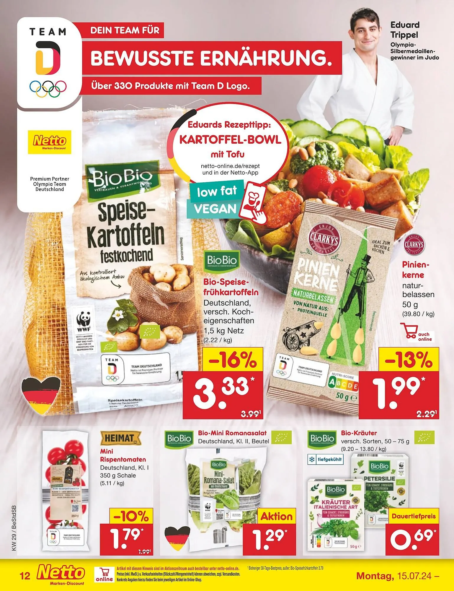 Netto Marken-Discount DE folder van 15 juli tot 20 juli 2024 - Folder pagina 12