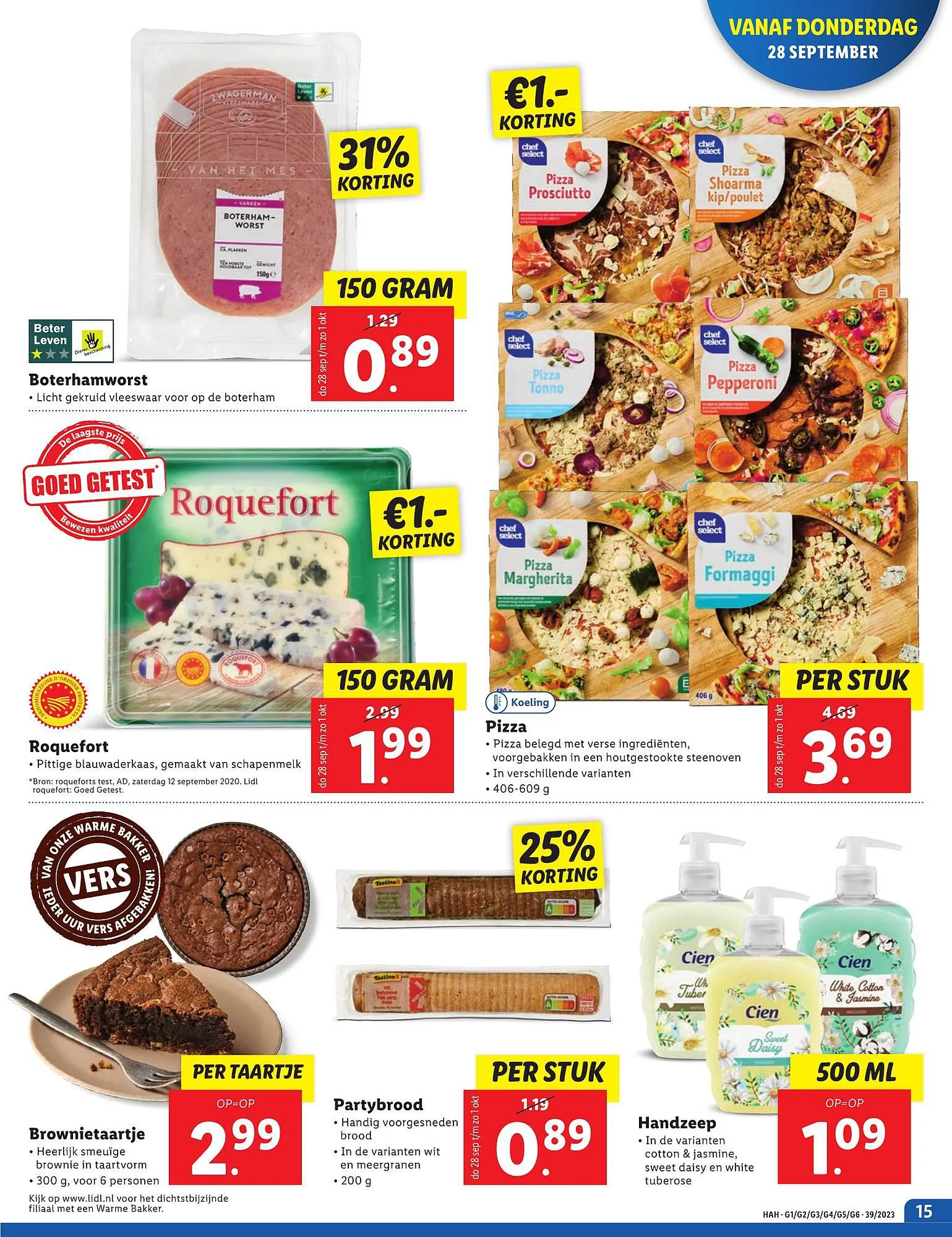 Lidl folder van 25 september tot 1 oktober 2023 - Folder pagina 15