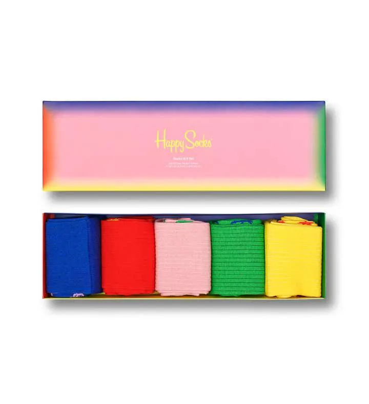 5-Pack Color Smash Socks Gift Set