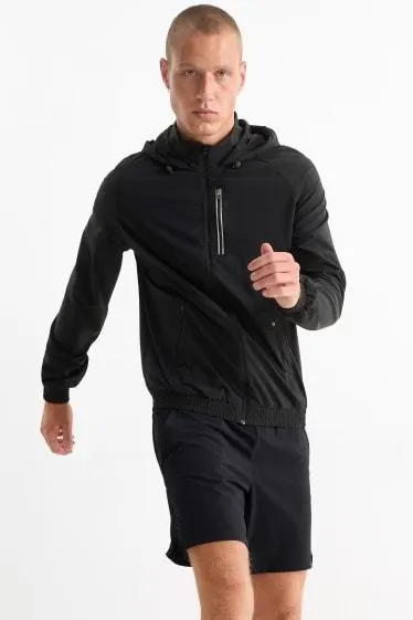 Technical jacket with hood - flex - 4-way stretch