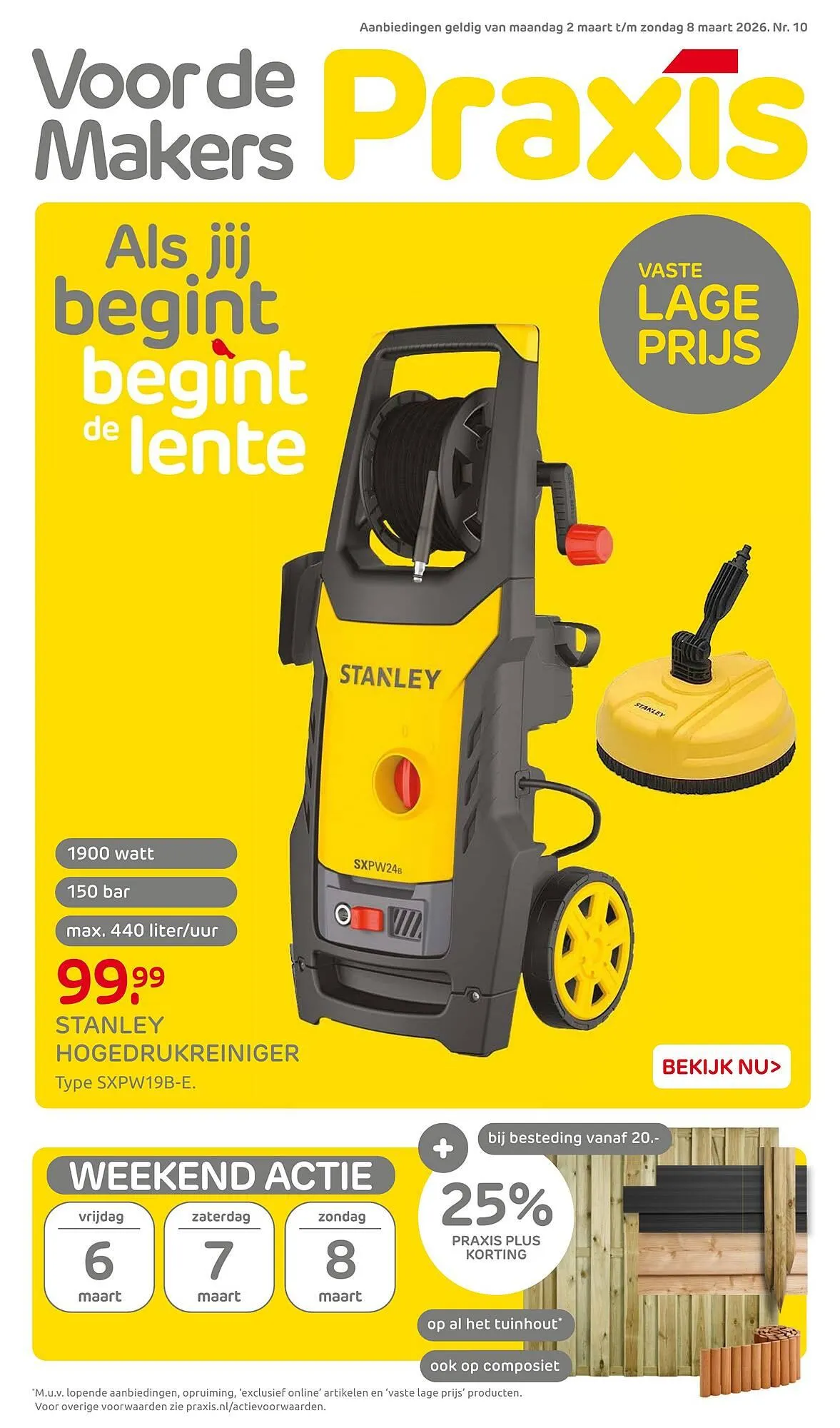 Praxis folder van 2 maart tot 8 maart 2026 - Folder pagina 1