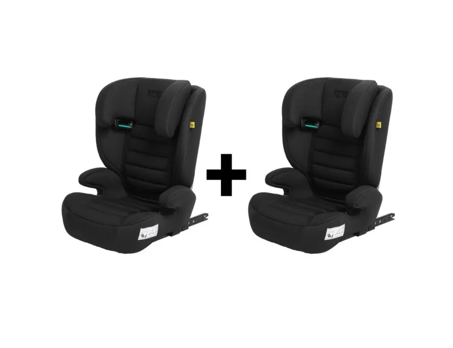 Set | 2x Autostoel Novi Baby® James Premium i-Size Isofix All Black