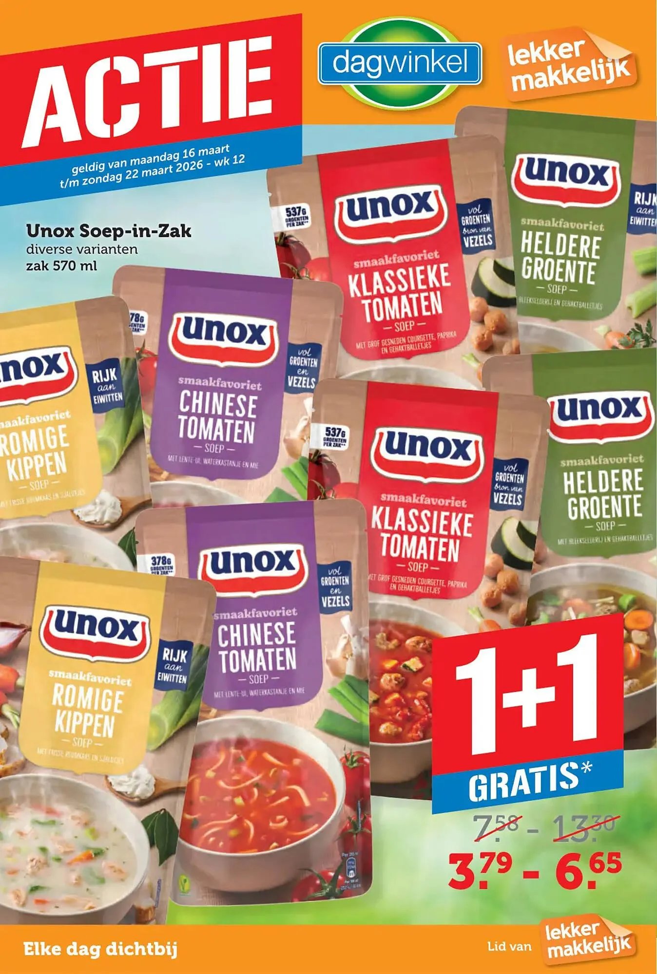 Dagwinkel folder van 16 maart tot 22 maart 2026 - Folder pagina 1