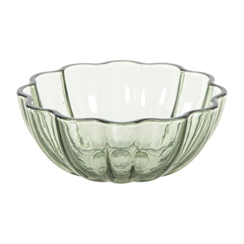 Schaaltje clover klein - groen - ø13x5.5 cm