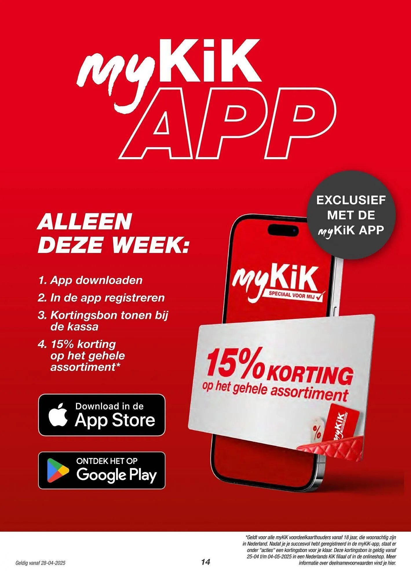 Kik folder van 24 april tot 29 april 2025 - Folder pagina 14