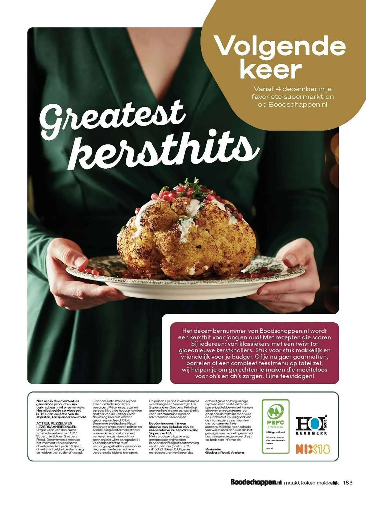 Boodschappen folder van 29 oktober tot 30 november 2025 - Folder pagina 183