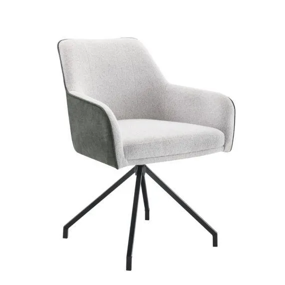 Eetkamerstoel Jartani grijs antraciet