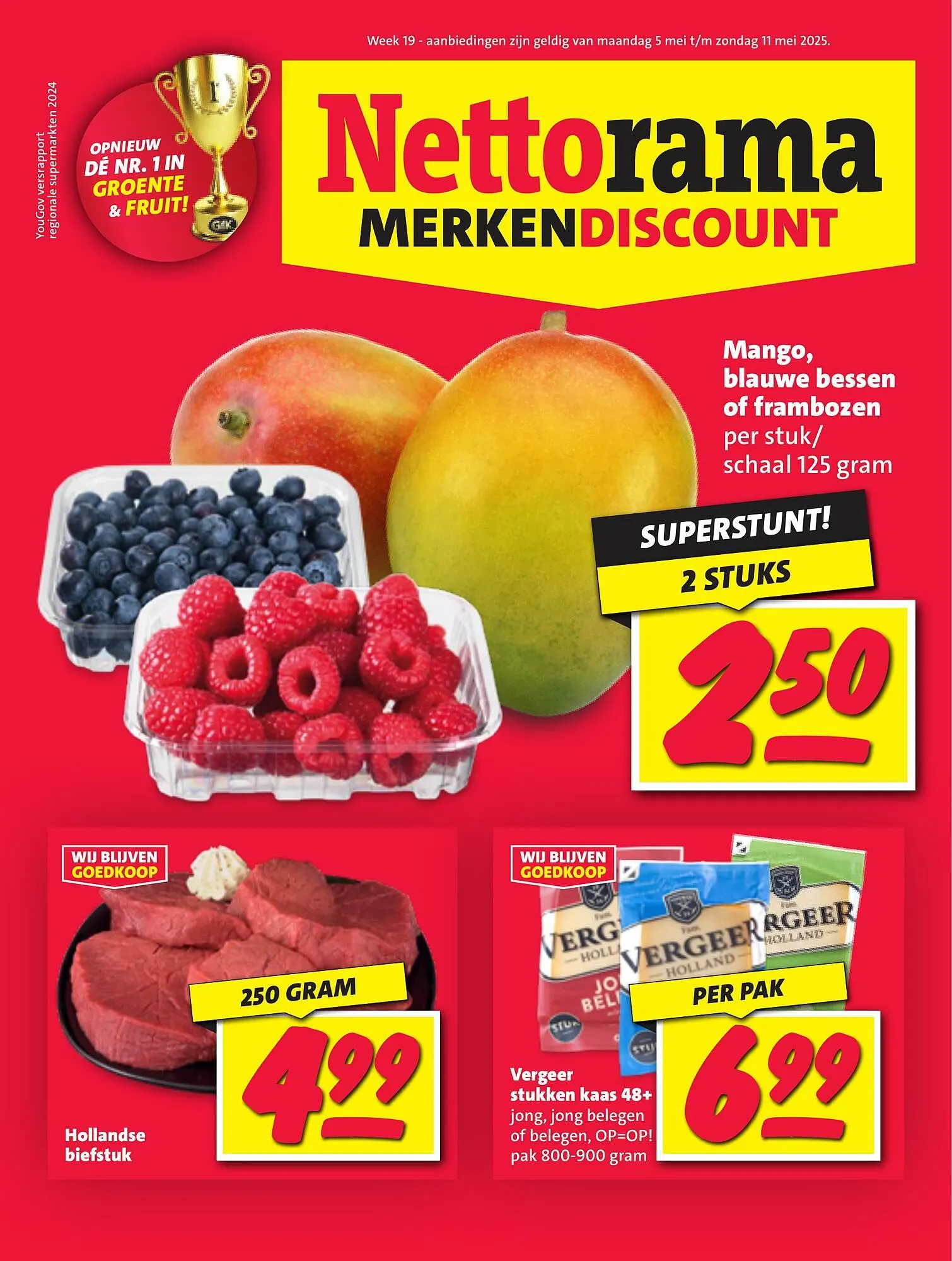 Nettorama folder van 5 mei tot 13 mei 2025 - Folder pagina 1