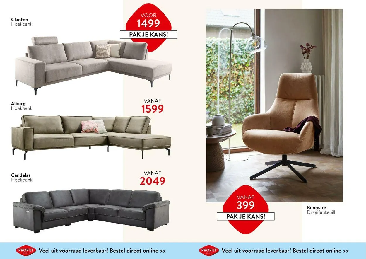 Profijt Meubel van 4 maart tot 4 april 2025 - Folder pagina 2