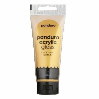 Panduro acrylverf glans - 100 ml - goud