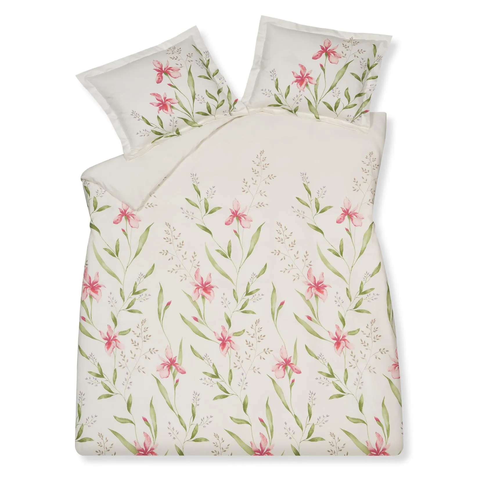 SERENE FLOWER dekbedovertrekset | offwhite