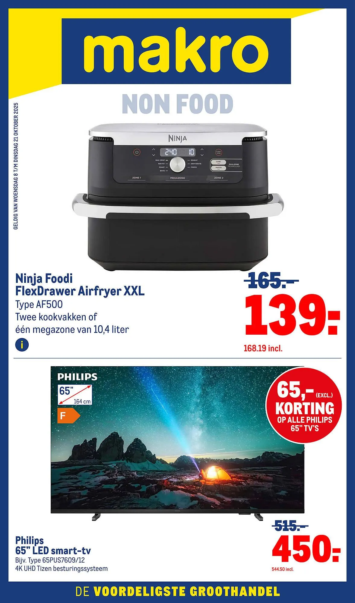 Makro folder van 8 oktober tot 21 oktober 2025 - Folder pagina 1