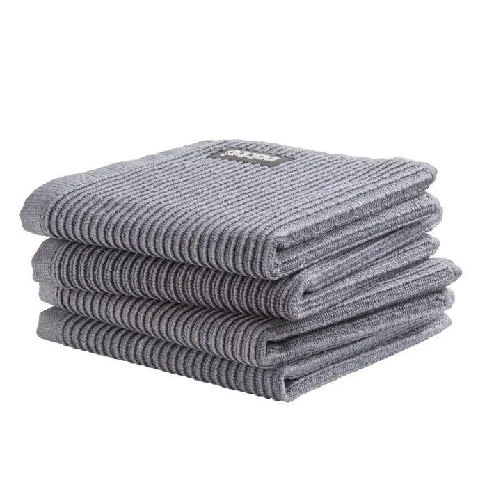 DDDDD Vaatdoek Basic Clean 30x30cm - neutral grey - set van 4