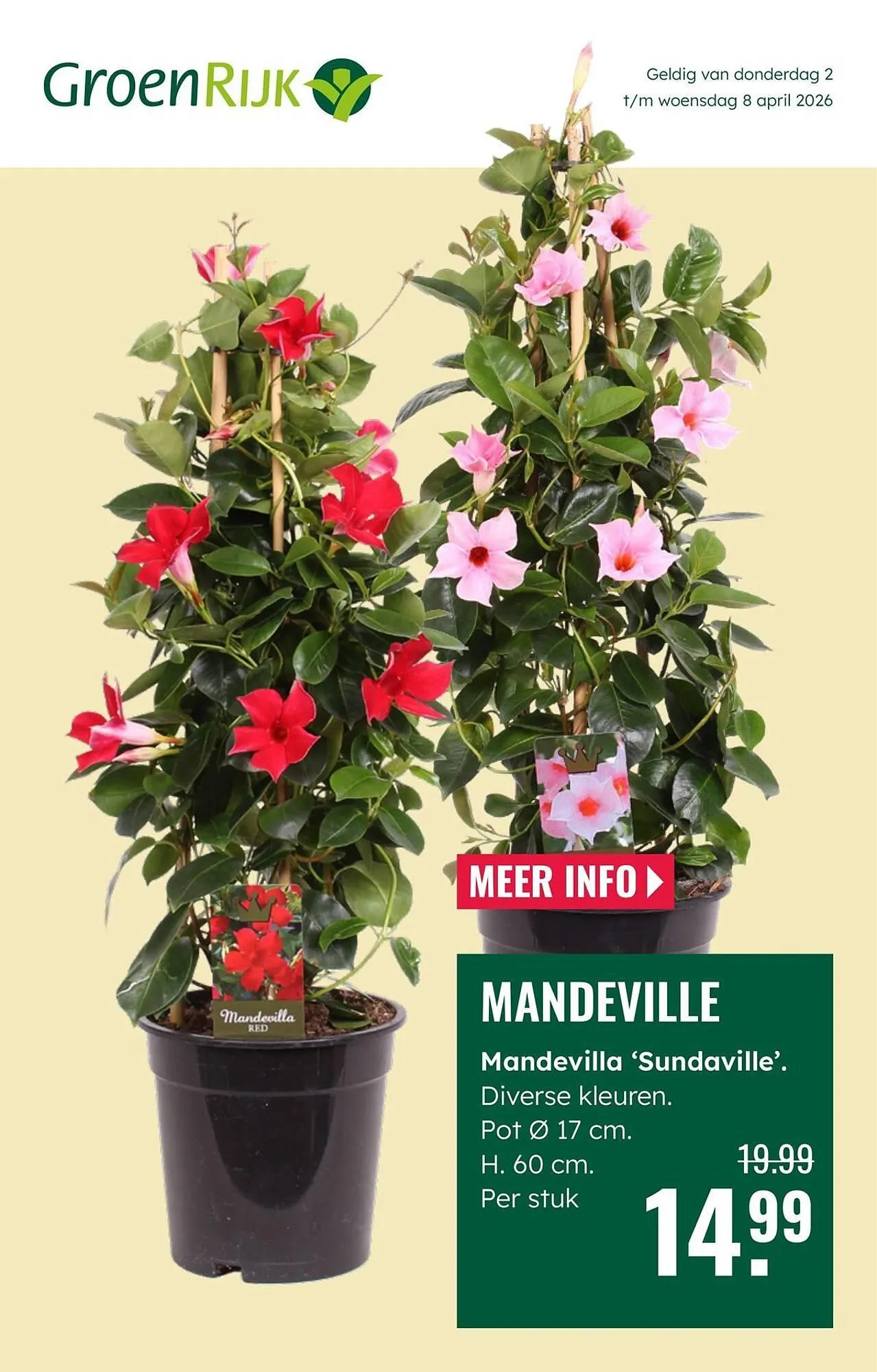 GroenRijk folder van 2 april tot 8 april 2026 - Folder pagina 1