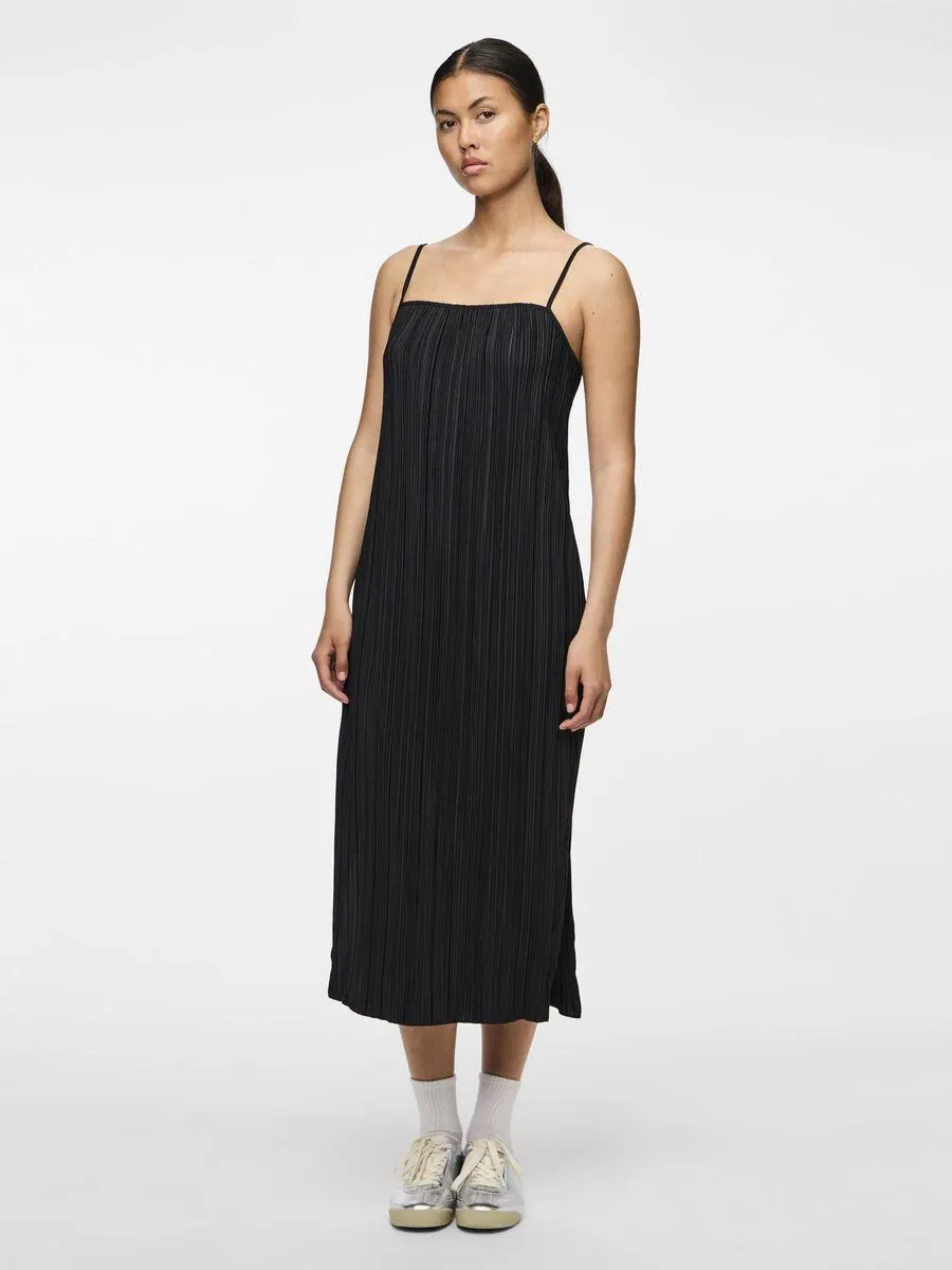 PCPAMMI PLISSE MIDI JURK