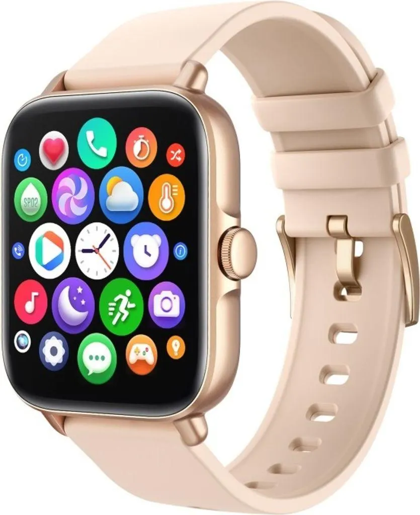 Smartwatch mit Telefonfunktion, Fitness Tracker Uhr, 1.7" HD Voll Touchscreen, für Android IOS, IP67 Wasserdicht mit Pulsmesser Schrittzähler Schlafmonitor Stoppuhr Musiksteuerung