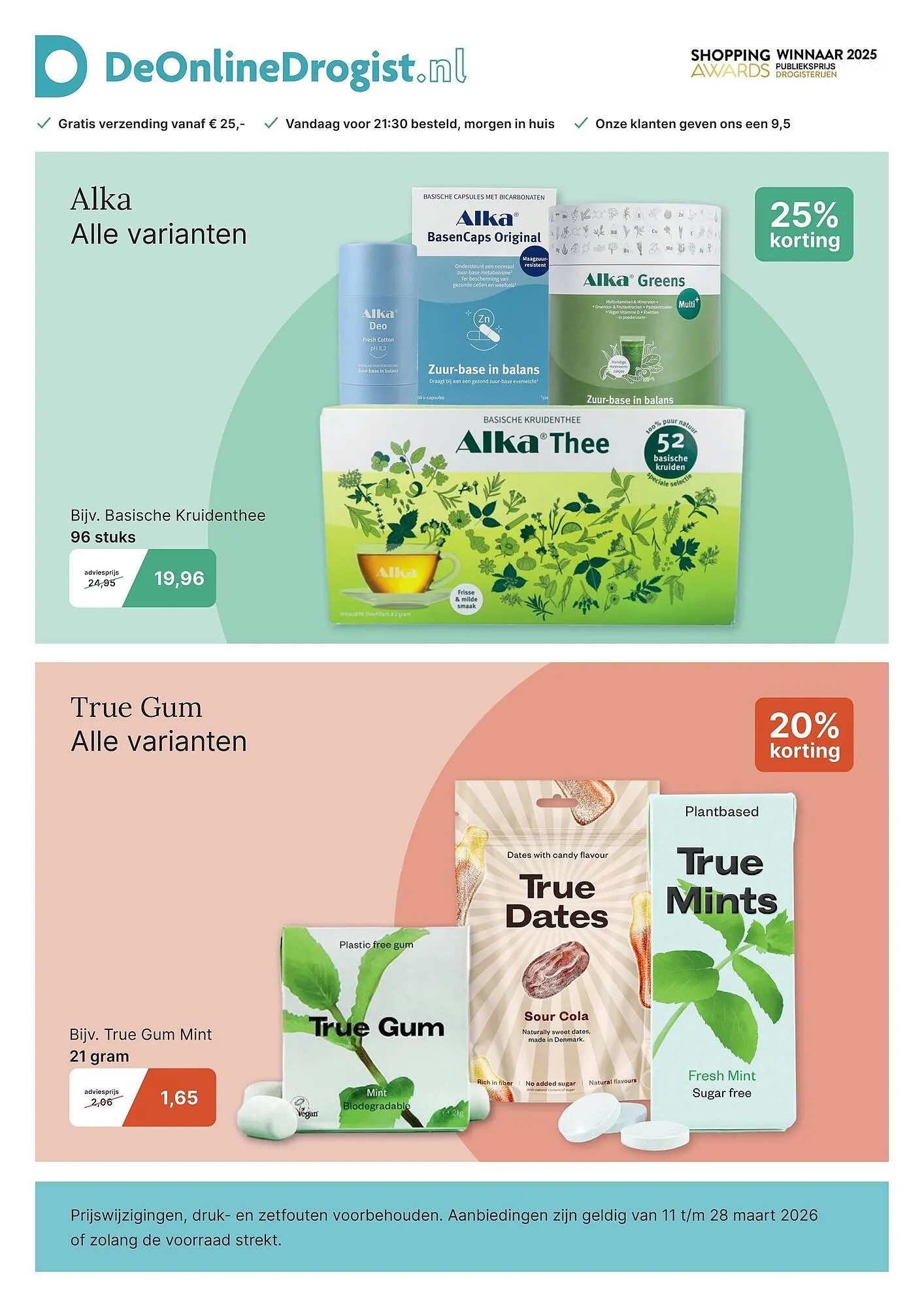 De Online Drogist folder van 11 maart tot 28 maart 2026 - Folder pagina 12
