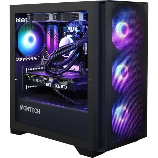 Thunderstorm by Alternate Starter R5 - RTX 3060 OC Liquid Cooled gaming pc (Zwart | R5 5600X | RTX 3060 | 16 GB | 1 TB SSD)