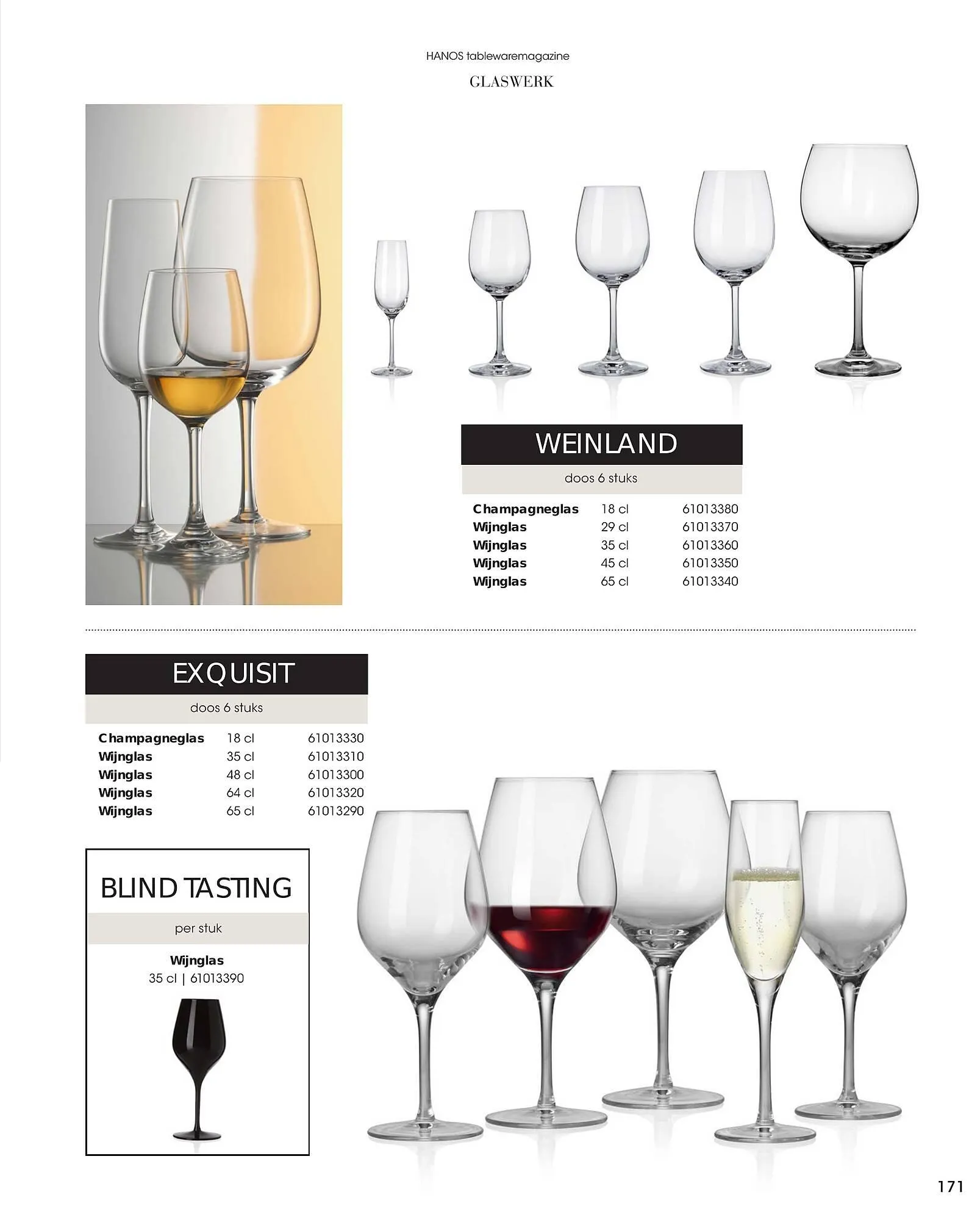 HANOS Tableware Magazine 2023-2024 van 1 januari tot 30 april 2024 - Folder pagina 171