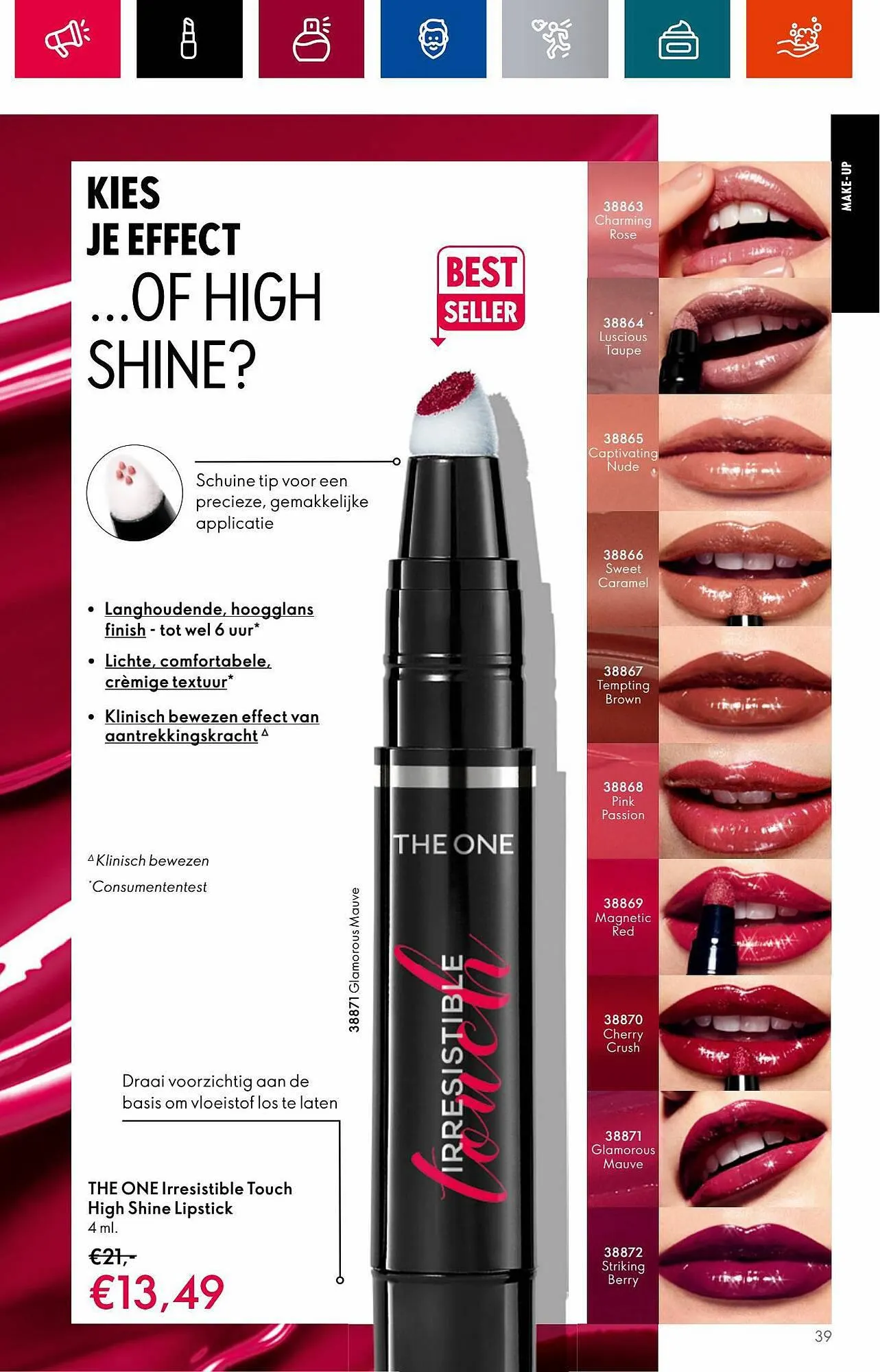 Oriflame folder van 18 juli tot 1 augustus 2023 - Folder pagina 39