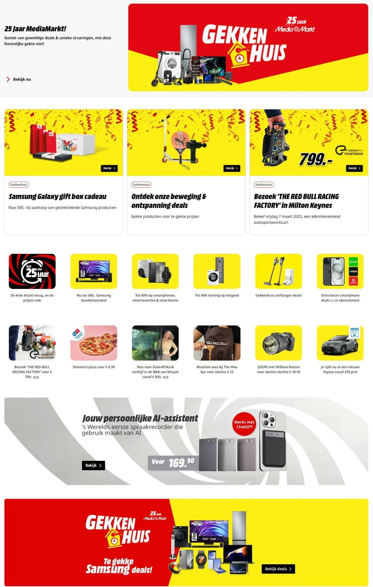 Media Markt Actuele folder van 25 oktober tot 1 november 2024 - Folder pagina 1