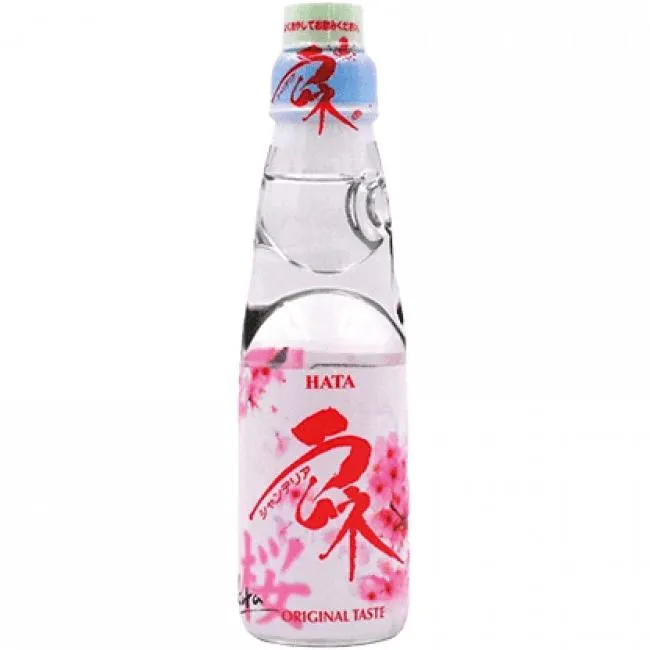 Hata Kousen Ramune Original Sakura Design Frisdrank met Koolzuur 200ml