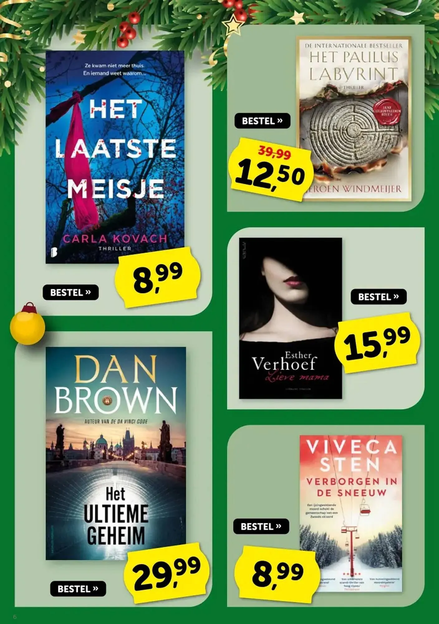 Boekenvoordeel folder van 6 december tot 28 december 2025 - Folder pagina 6