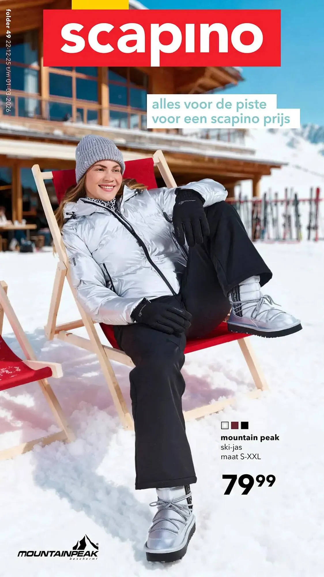 Scapino folder van 22 december tot 1 maart 2026 - Folder pagina 1