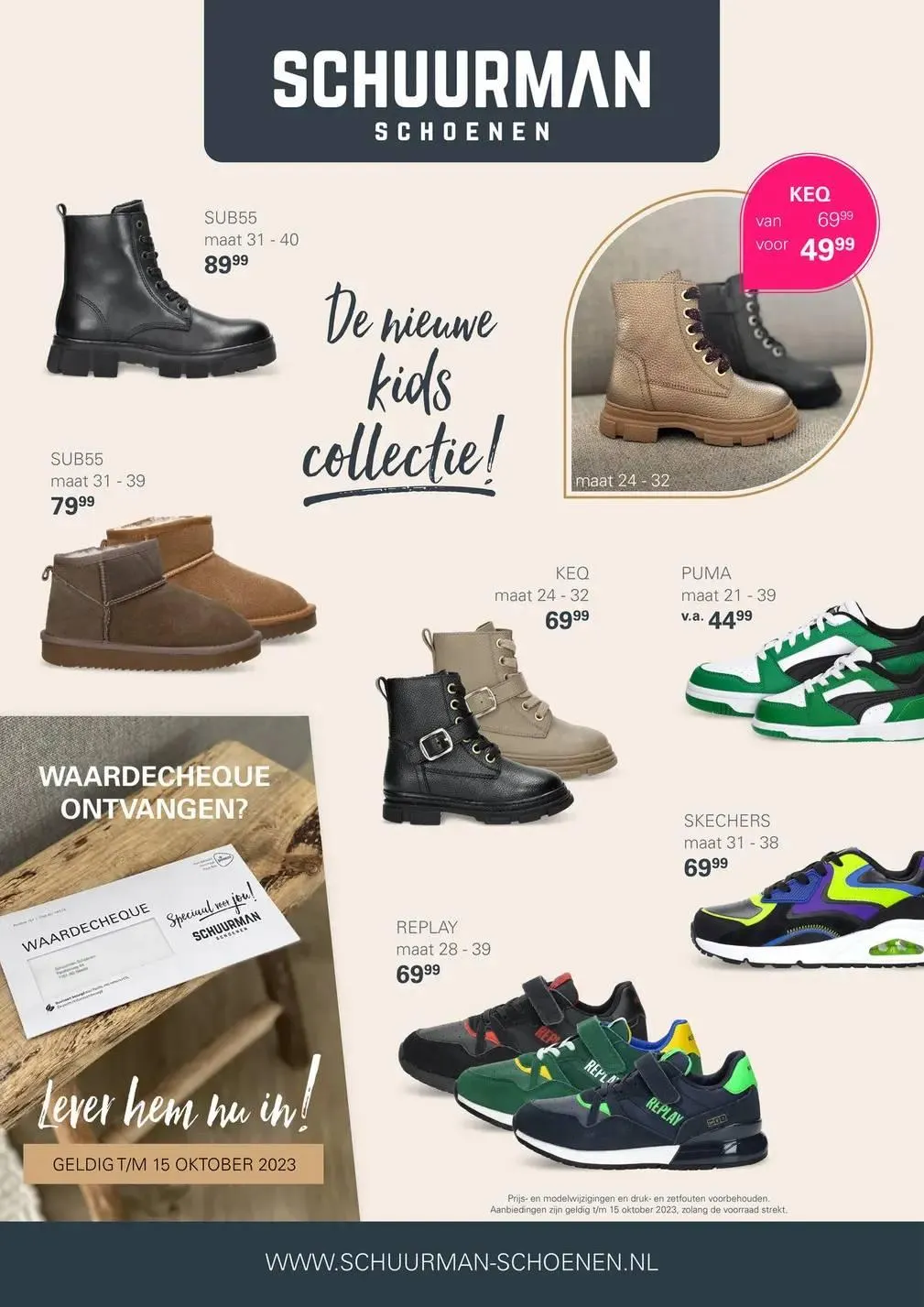 Schuurman Schoenen Folder van 2 oktober tot 31 december 2023 - Folder pagina 1
