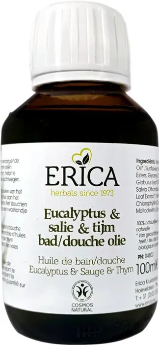 BAD/DOUCHE OLIE EUCALYPTUS SALVIA TIJM 100 ML