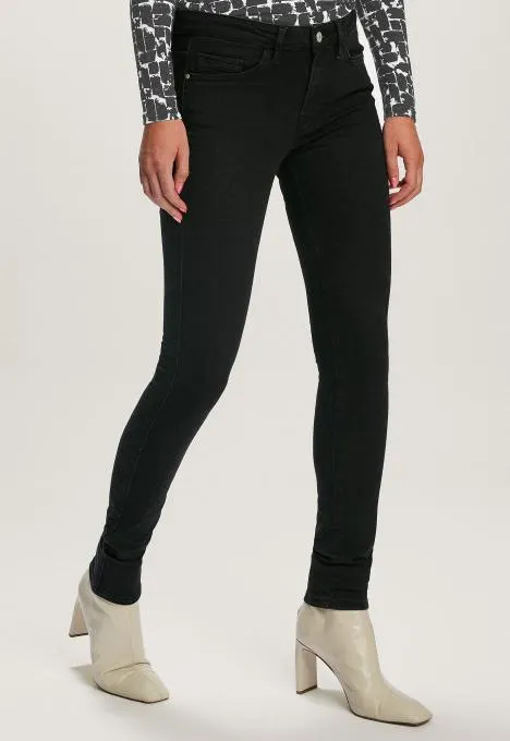 Cassy Mid Waist Skinny Jeans