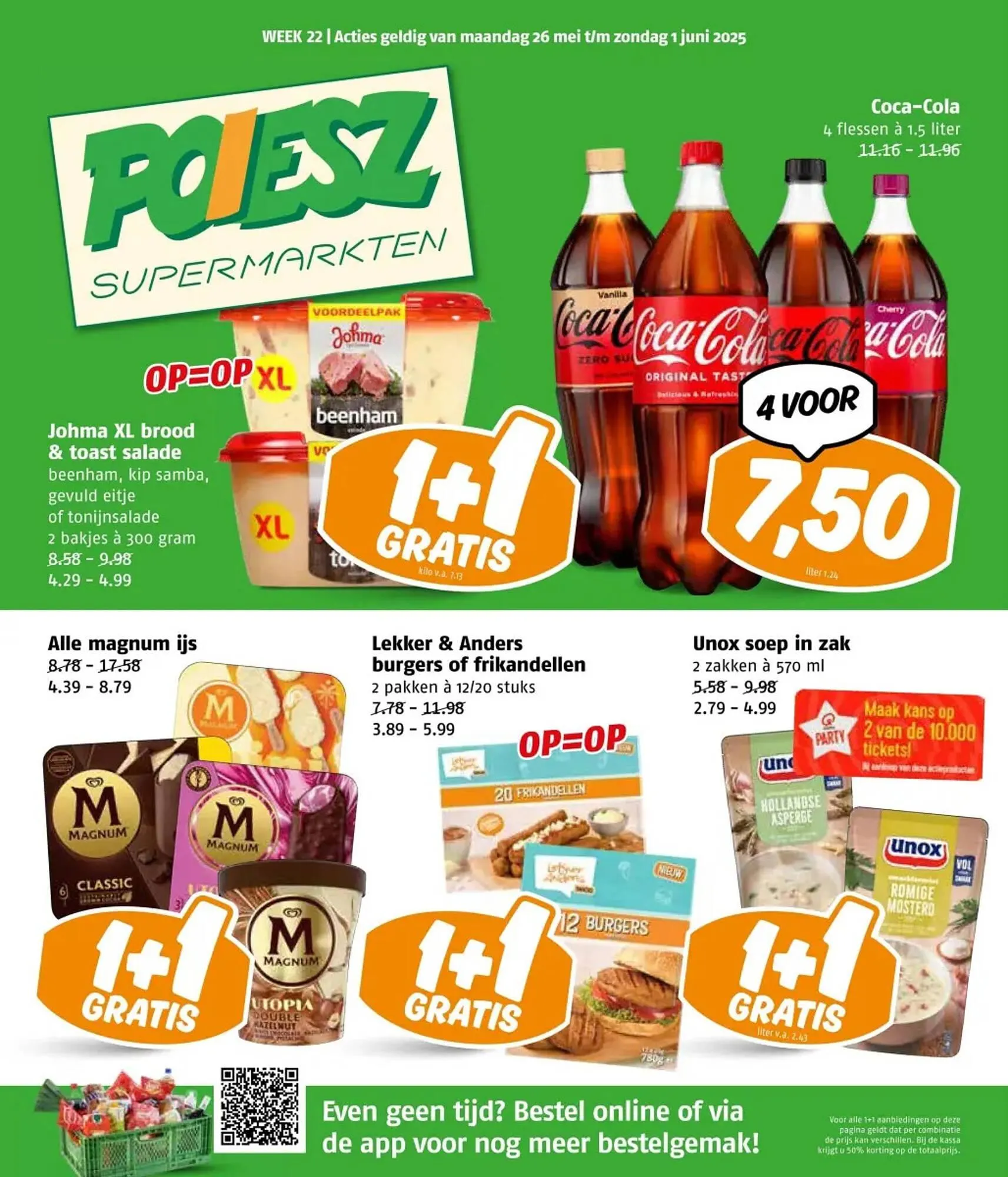 Poiesz folder van 26 mei tot 1 juni 2025 - Folder pagina 1