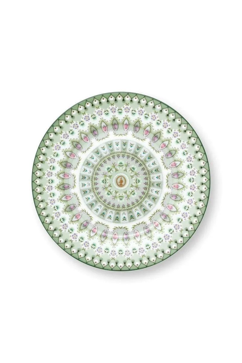 Gebaksbord Lily&Lotus Moon Delight Licht Groen 17cm