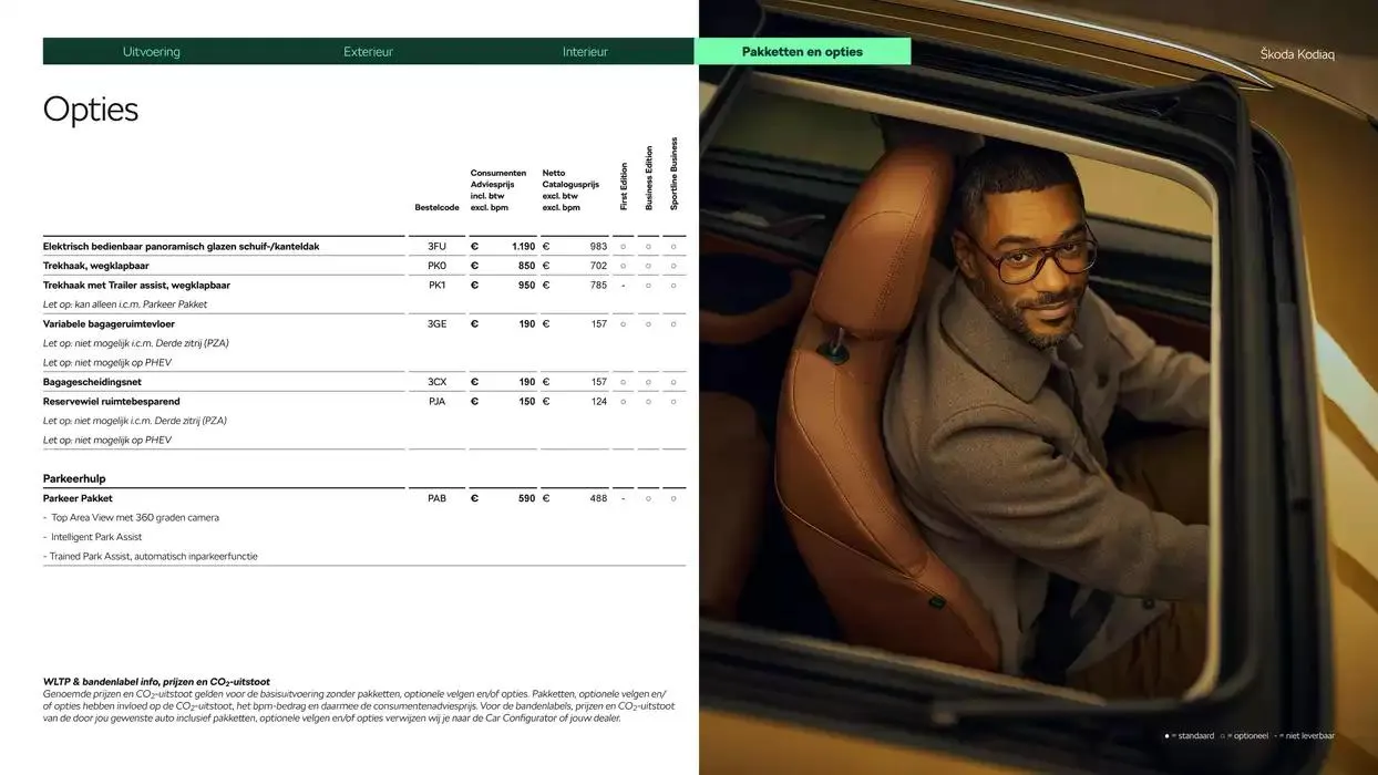 Škoda Kodiaq prijslijst per 3 september 2024 van 22 oktober tot 22 oktober 2025 - Folder pagina 17