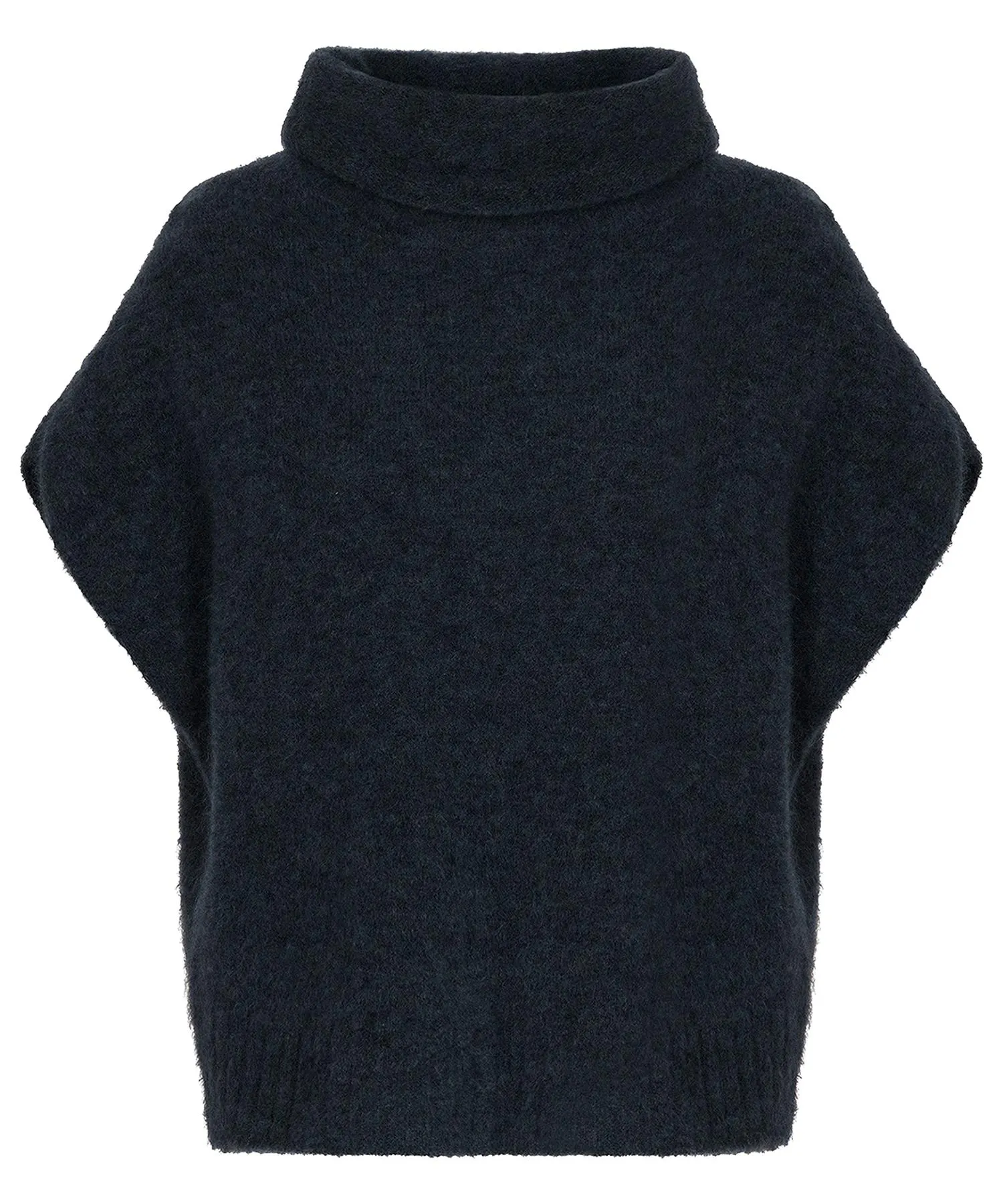 No Man's Land spencer aangeknipte mouw mohair