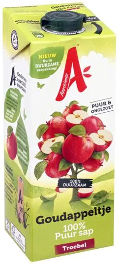 2 pakken Appelsientje Goudappeltje Troebel 1L