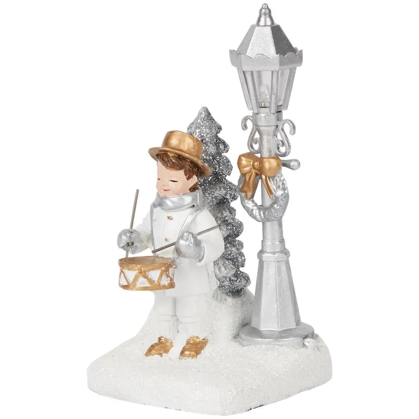 Statuina di Natale con lanterna