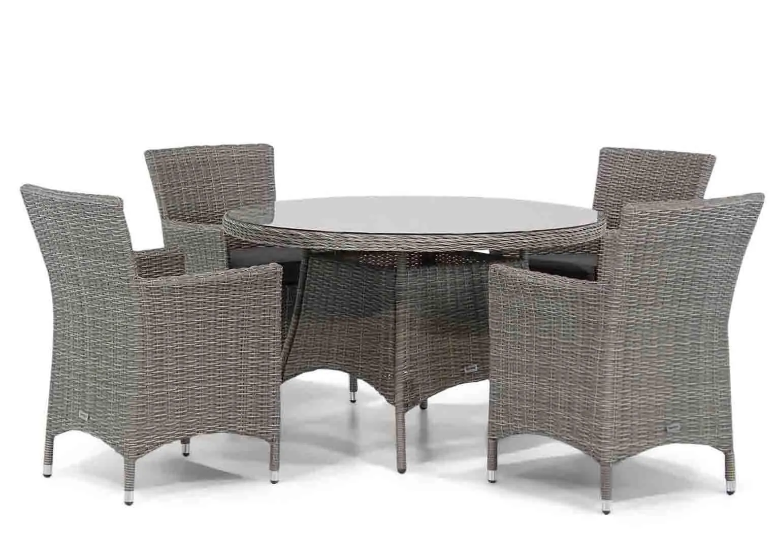 Garden Collections Dublin/Aberdeen 120 cm rond dining tuinset 5-delig