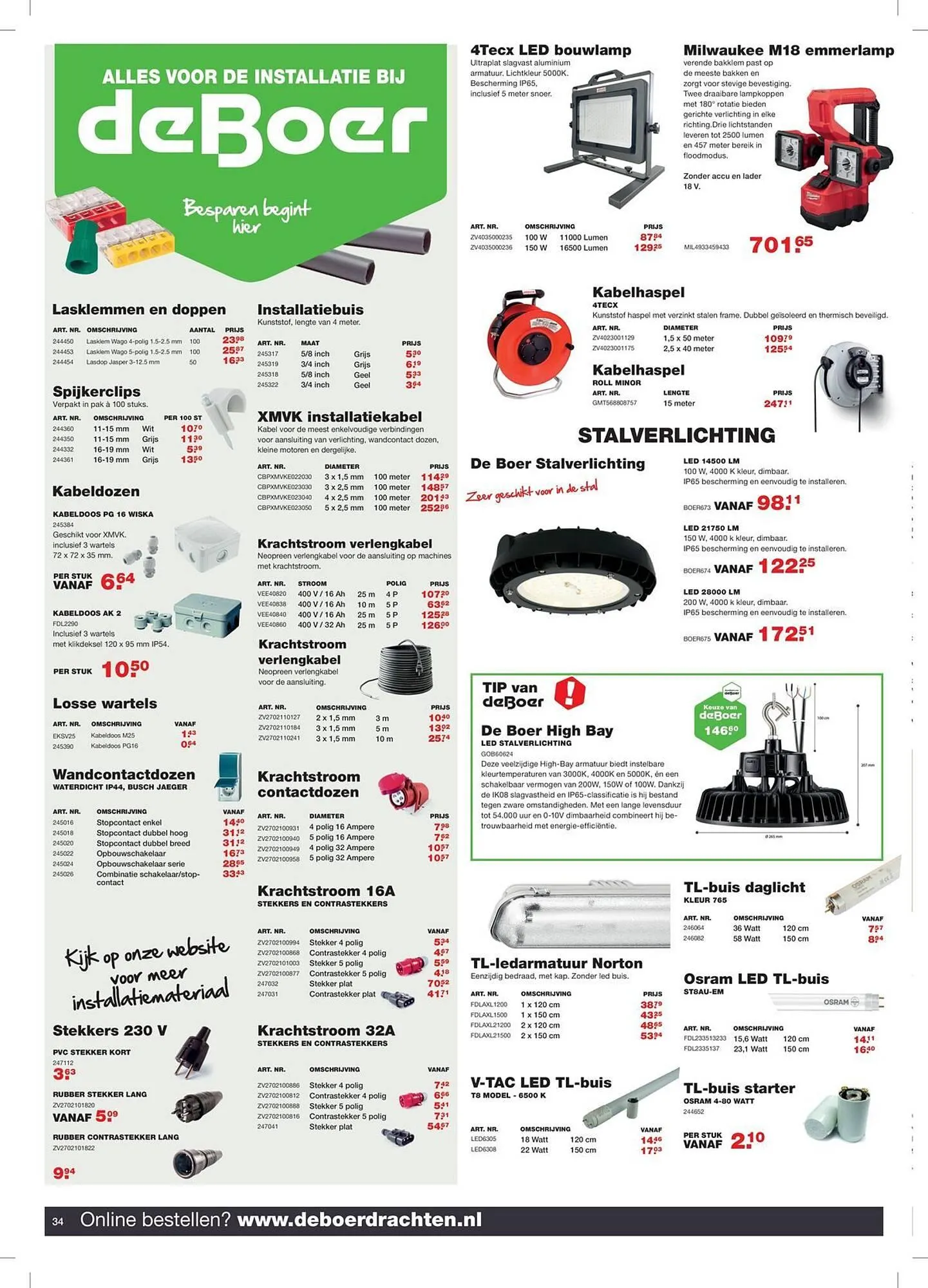 De Boer Drachten folder van 24 oktober tot 31 maart 2026 - Folder pagina 34