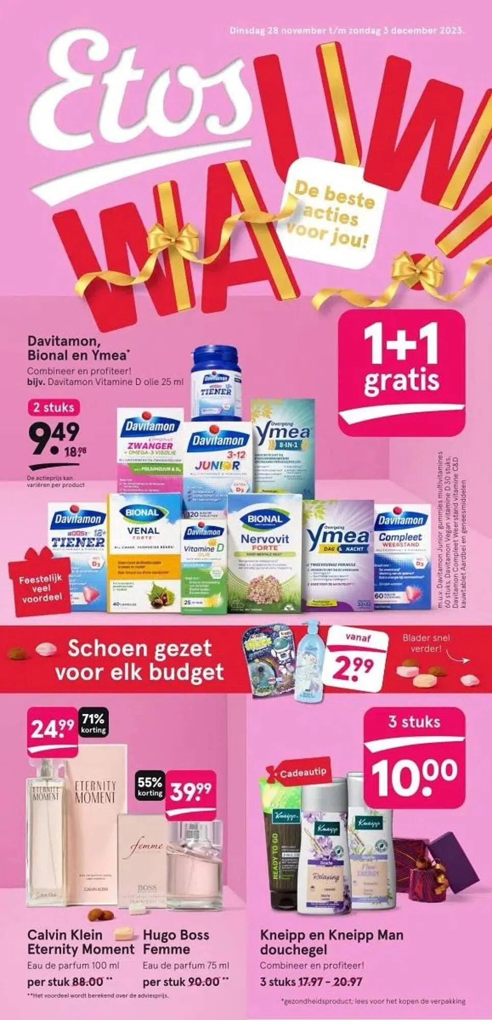 Etos folder van 27 november tot 3 december 2023 - Folder pagina 1