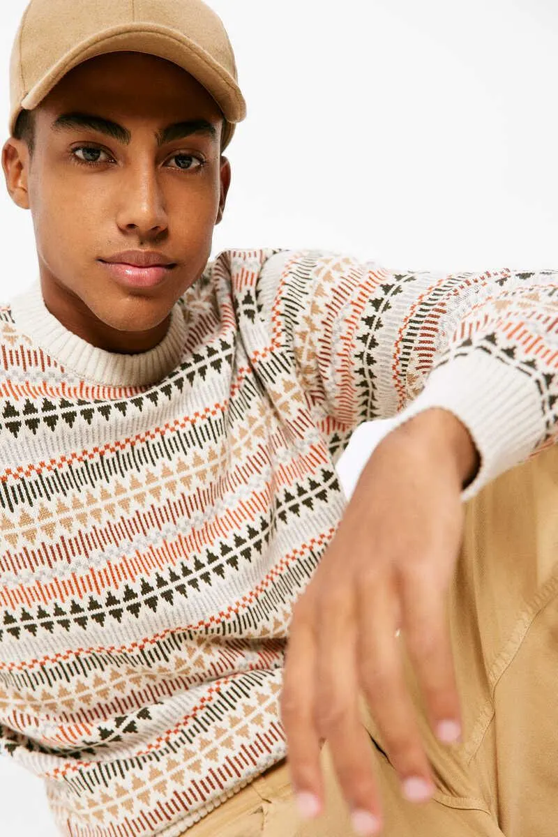 Jersey fantasía jacquard