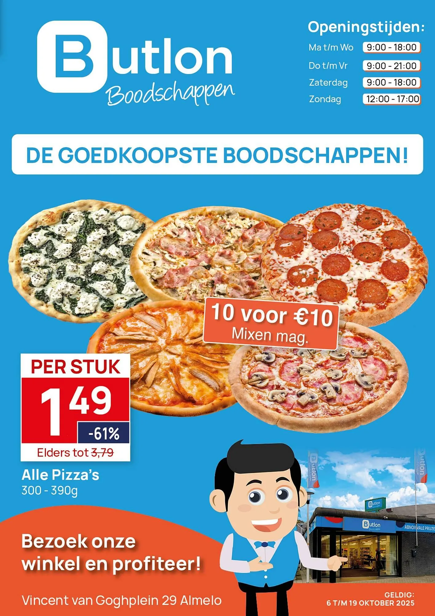 Butlon folder van 6 oktober tot 19 oktober 2025 - Folder pagina 1