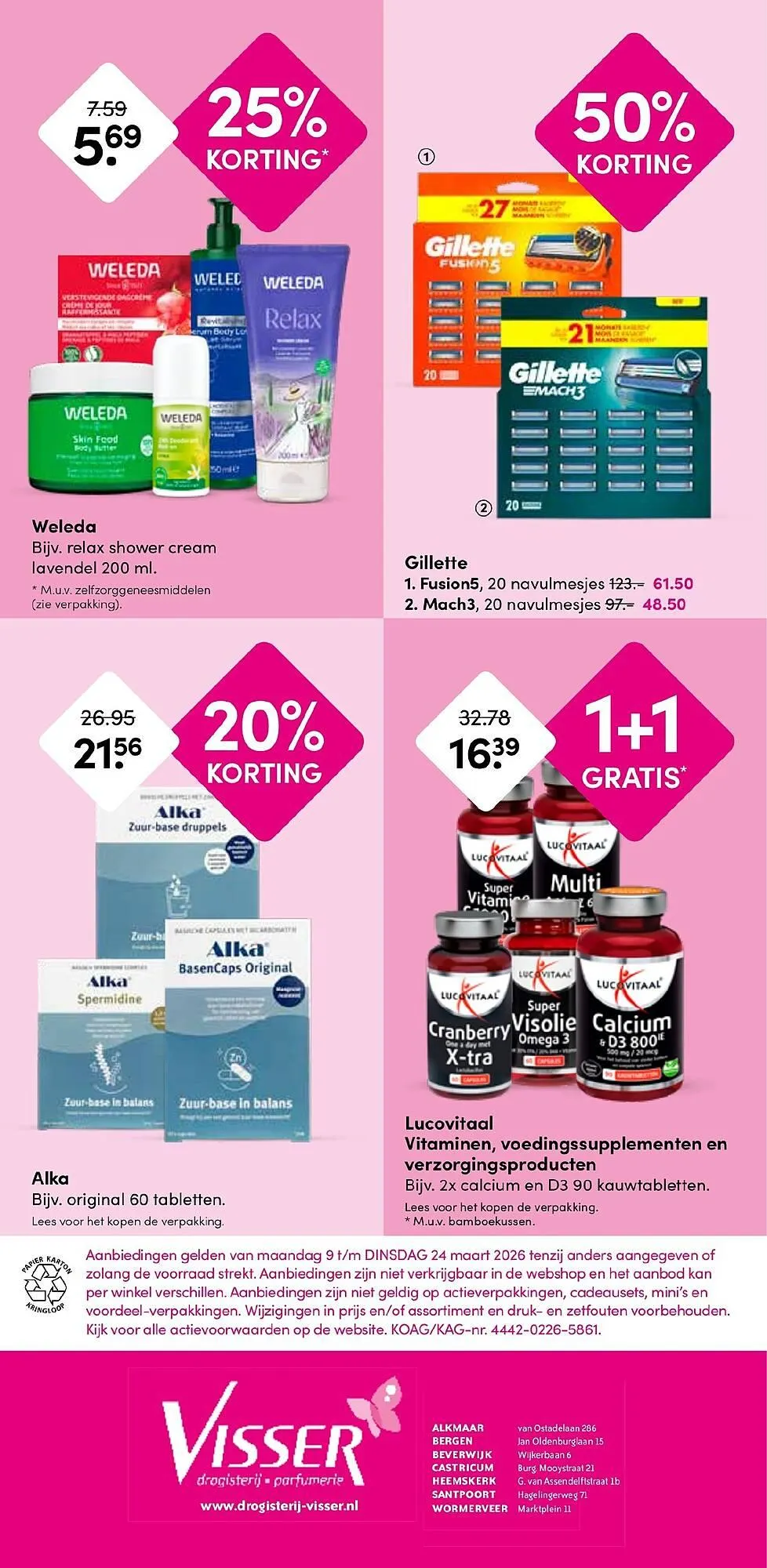 Drogisterij Visser folder van 9 maart tot 24 maart 2026 - Folder pagina 8