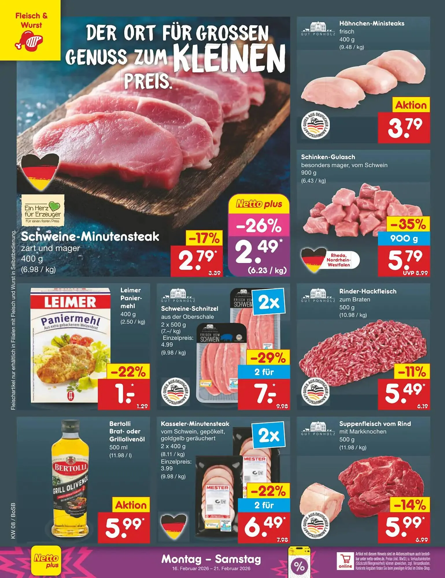 Netto Marken-Discount DE folder van 16 februari tot 21 februari 2026 - Folder pagina 8