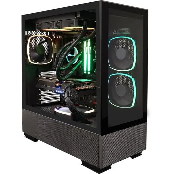 Thunderstorm by Alternate Limited Edition R7 - RX 7800 XT gaming pc (Zwart | R7 7800X3D | RX 7800 XT | 32 GB | 2 TB SSD | 2.5 Gb-LAN)