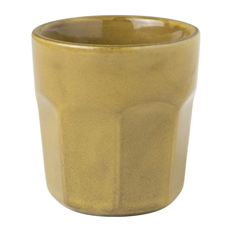 Espressokopje facet - geel - 100 ml