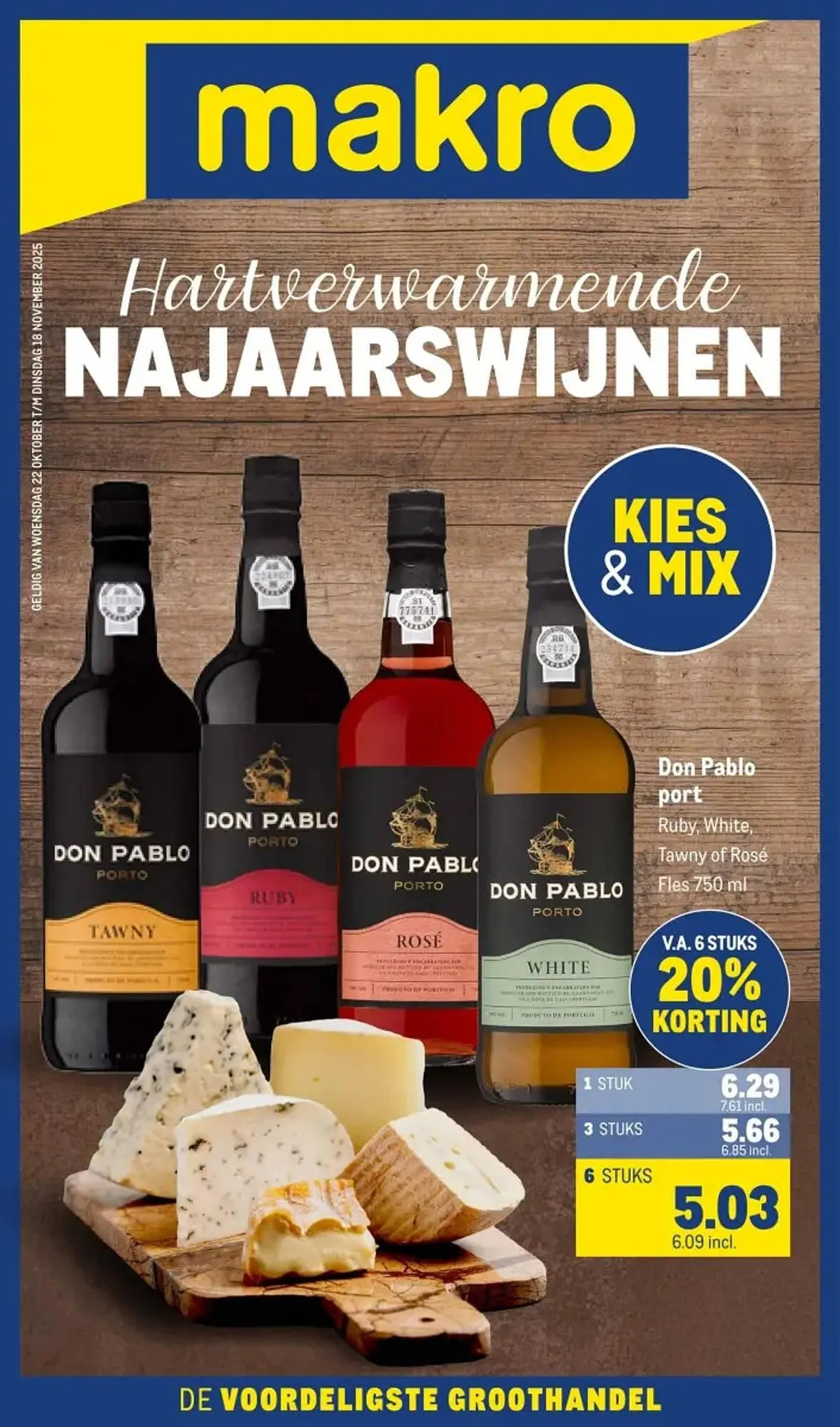 Makro folder van 22 oktober tot 18 november 2025 - Folder pagina 1