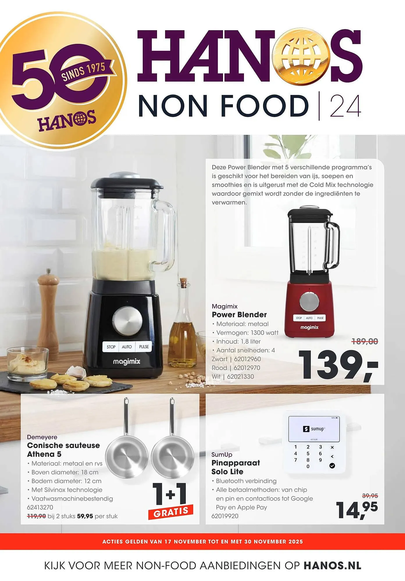 HANOS folder van 17 november tot 30 november 2025 - Folder pagina 1
