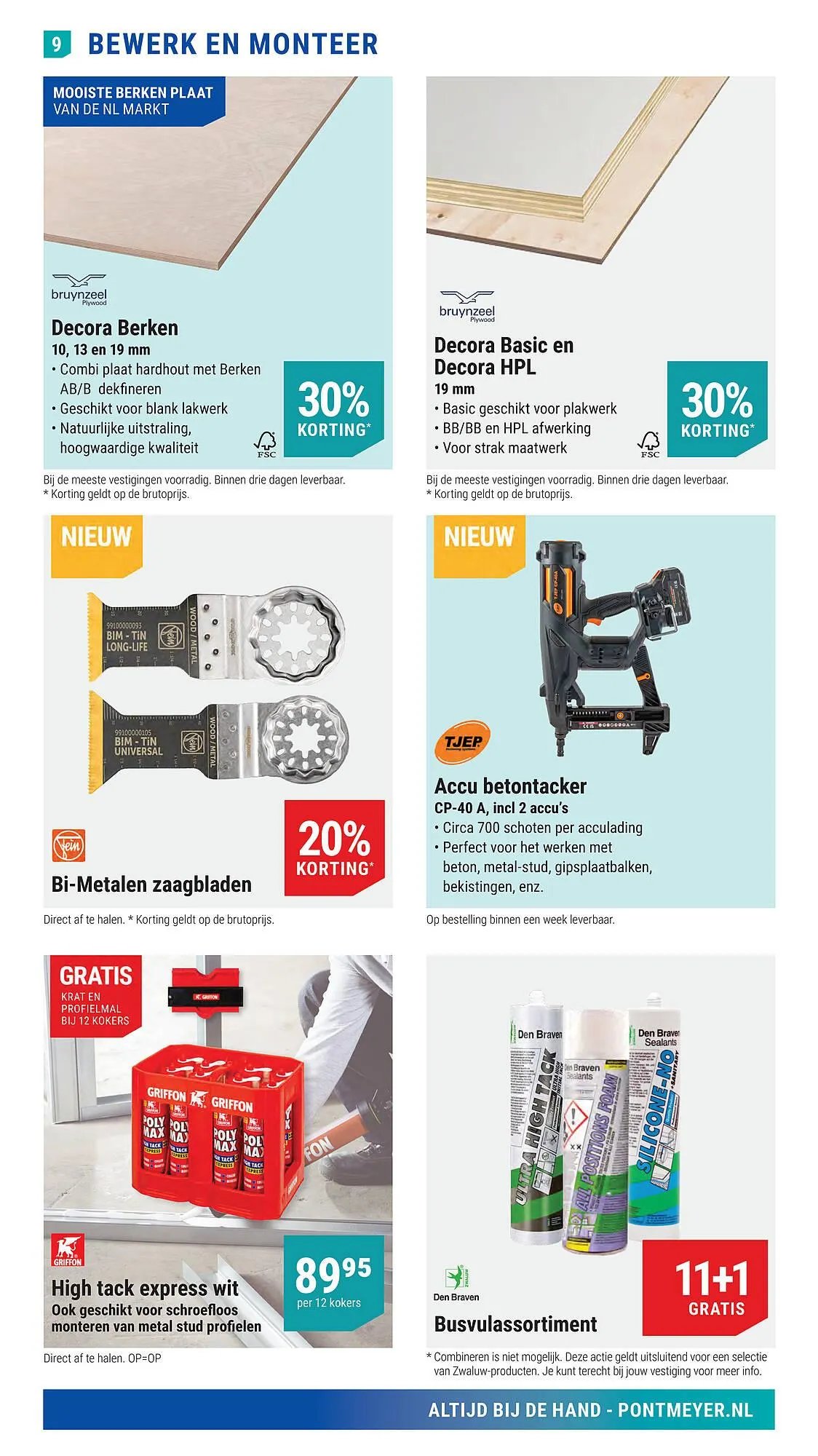 Pontmeyer folder van 1 september tot 30 september 2025 - Folder pagina 9
